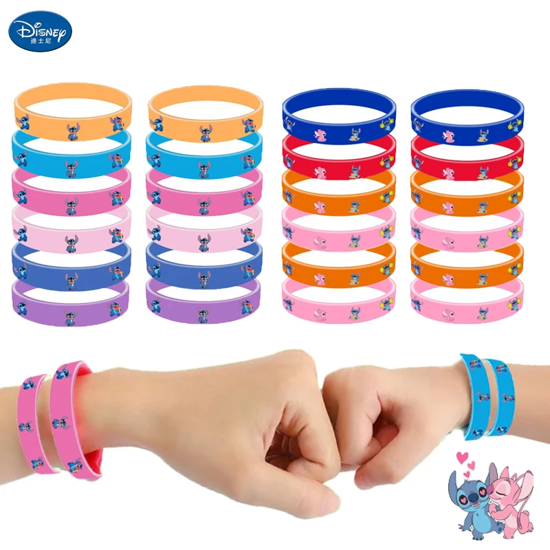 Babyhug Disney Free Size Bracelets With Stitch Design - Multicolor