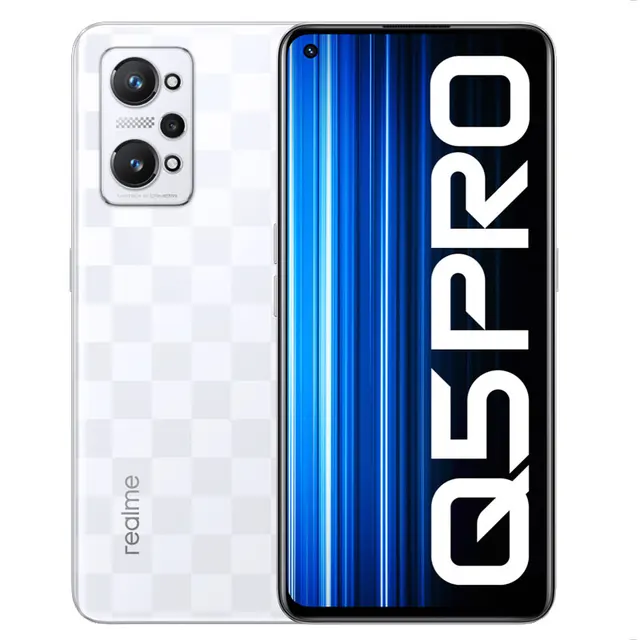 Global Rom realme Q5 Pro 5G Mobile Phone Snapdragon 870 6.62inch Smart phone AMOLED 120Hz UI 3.0 5000mAh 80W Charge Android 12 5