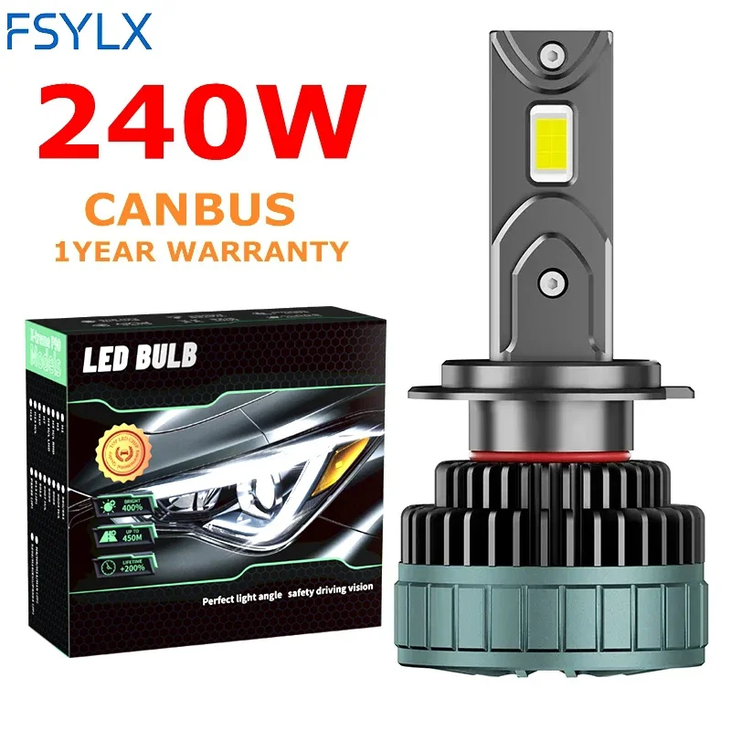 K14240W20000LMH7LEDBulbLEDH11headlightkitFogLightH4H7880
