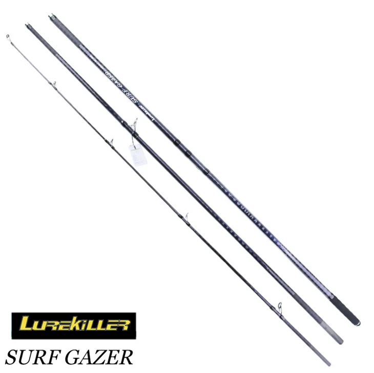 Lurekiller Japan Quality 46T Hi Power X Carbon Surf Gazer Fuji Surf Rod 4.2M 3 Sezioni Bx Casting Rods 100-300G