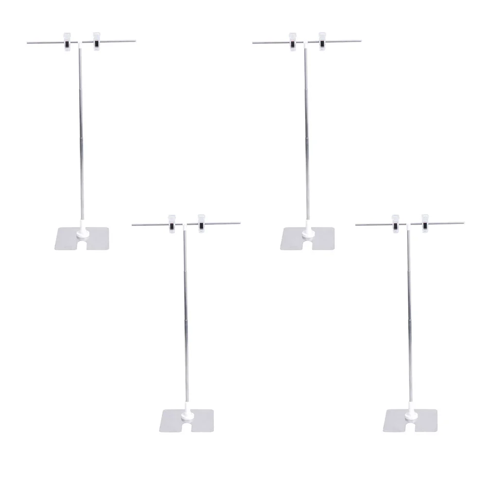 

Telescopic Poster Stands T Type Advertising Racks Metal Display Stands Advertising Display Stand Vertical Telescopic Support