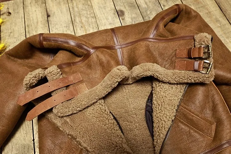 Real Fur Coat Winter Natural Genuine Leather - Uniqwear