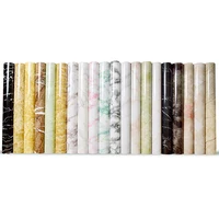 80cm Kitchen Oil Sticker Self-adhesive Marble Pattern Waterproof Cabinet Stove Countertop Wallpaper Desktop Bathroom Renovation 1