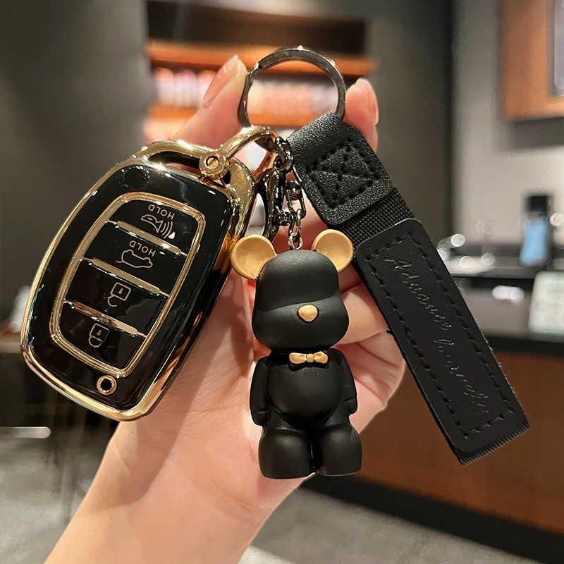 Custodia Per Chiave Intelligente Per Auto A 4 Pulsanti Per Hyundai Elantra 2016 Per Hyundai Tucson Fit 2017 Elantra Gt Sonata Tucson Ioniq 2020