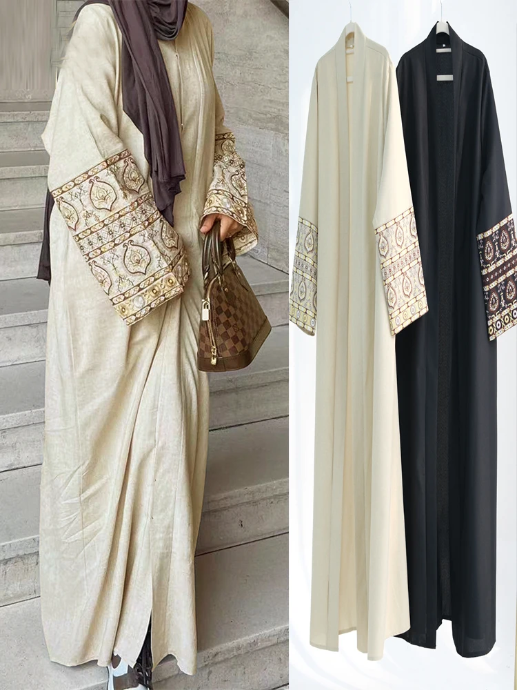 

Ramadan Eid Kebaya Dubai Open Abaya Kimono Islam Muslim Modest Dress Prayer Clothes Abayas For Women Kaftan Robe Femme Musulmane