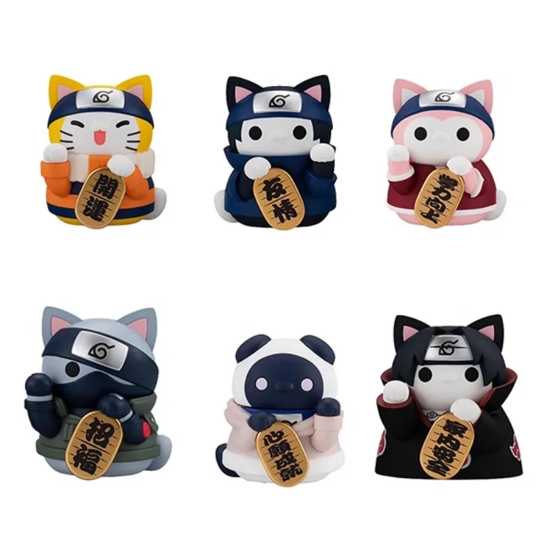 

Original Genuine MegaHouse MEGA CAT PROJECT Uzumaki Uchiha Sasuke Haruno Sakura Uchiha Itachi Hatake Kakashi Model Toy