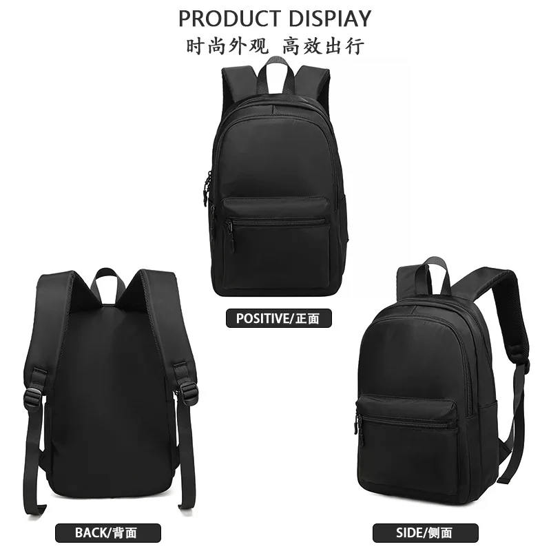 Zaino da uomo leggero impermeabile in nylon - immagine 3