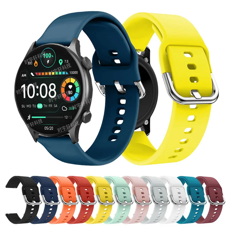 

Силиконовый ремешок для часов Haylou Solar Plus, спортивный браслет для Haylou GST Lite/RS4 Plus/RS3 LS04/GS/LS05S, 20 мм 22 мм