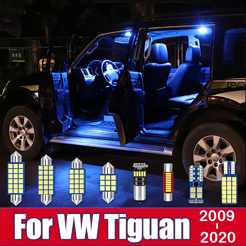 

For Volkswagen VW Tiguan 2 5N MK1 MK2 2009 2010 2011 2012 2013 2014 2015 2016 2017 2018 2019 2020 Car LED Lights Accessories