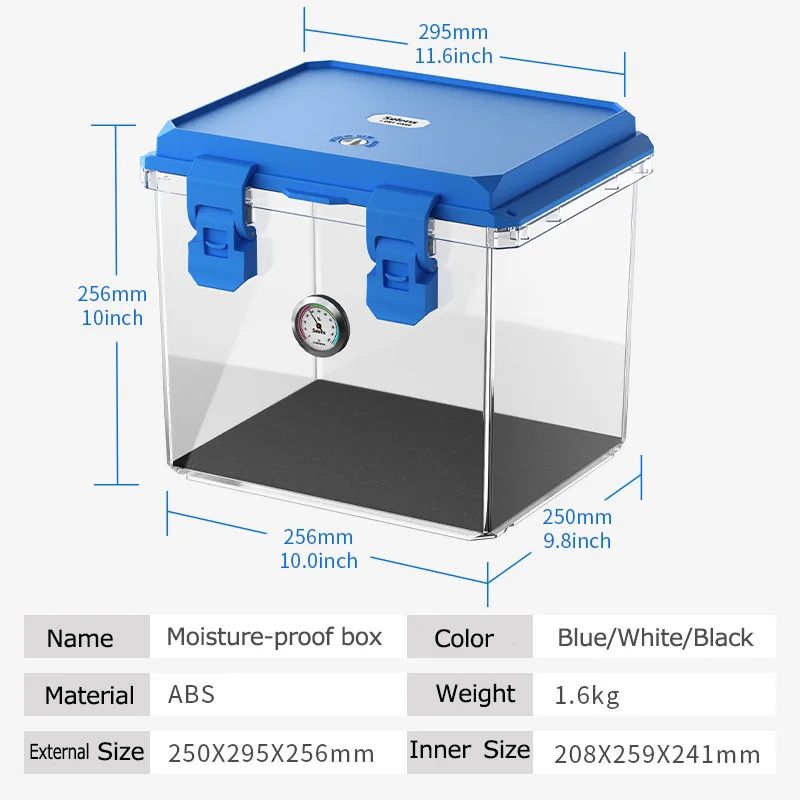 12L Dry Box/Storage Box/ Shock-Resistant Hygroscopic Card