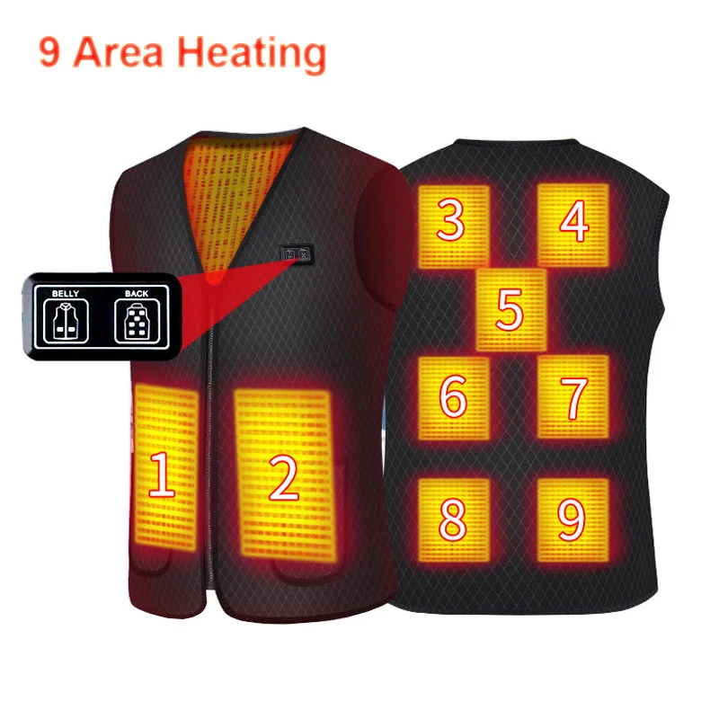 9 Areas Heated Vest