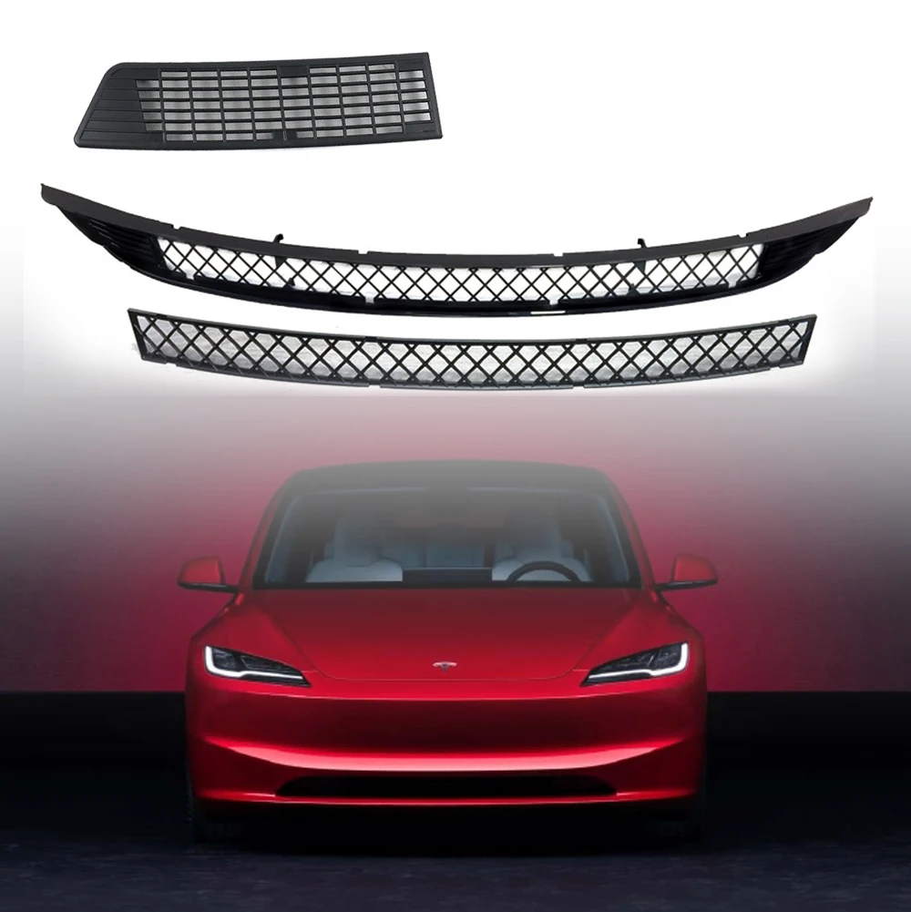 

Крышка вентиляционного отверстия для Tesla New Model 3 Highland 2024, Нижний Бампер, противомоскитная сетка