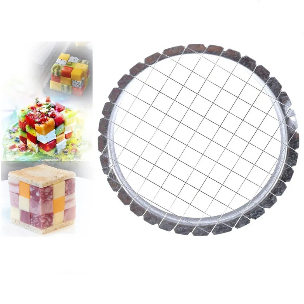 Description Picture 4 of itemStainless Steel Egg Slicer Cutter Cut Egg Device Grid For Vegetables Salads Potato Mushroom Tools Chopper For Kitchen Chopper