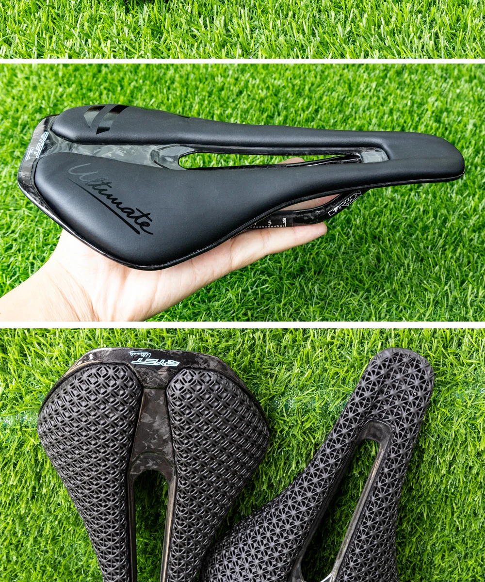 RYET 3D-gedruckter Fahrradsattel Ultraleichter Carbon-Sattel 140 mm 105 g Fahrradsattel für MTB Gravel Rennradsitz Fahrradteile – Detail 24
