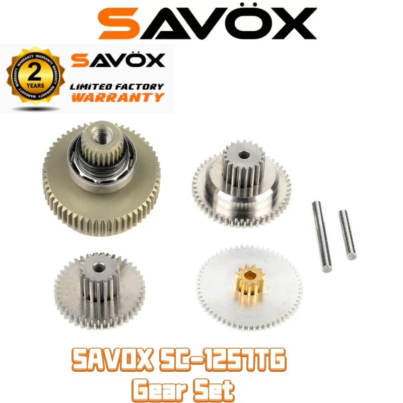 

Оригинальный SAVOX SC-1257TG Gear Set High Torque титановый передаточный механизм Gear Servo SAVOX 1257, включая подшипники