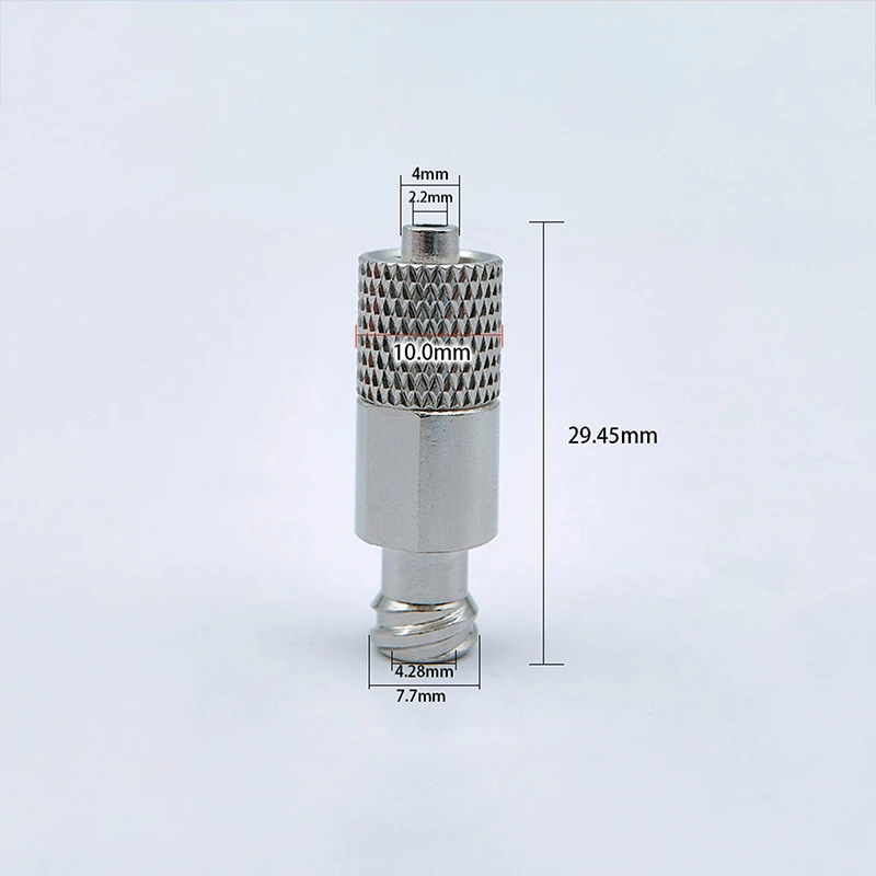 1pcs Pneumatic Stainless Steel Luer Lock Extension Adaptor Metal Threaded Syringe Connectors Male To Female Luer Lock Fitting