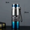 1L Thermal Water Bottle 316 Stainless Steel Tea Water Keep Cold and Hot Water Bottole Vacuum Flasks Large Capacity Sports Kettle 6
