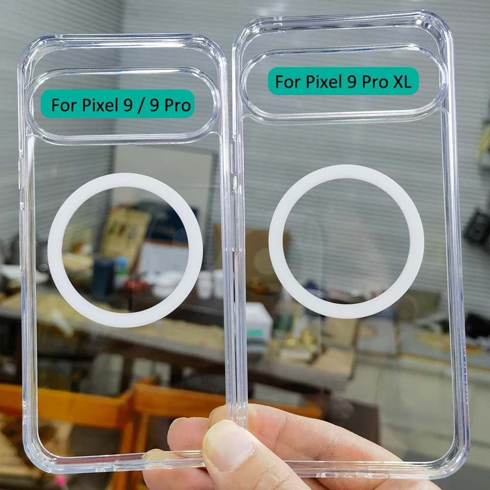 For Magsafe Clear Hard Case For Google Pixel 9 Pro / Pixel 9 9a ...
