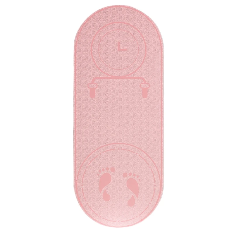 

Коврик-Скакалка для упражнений, амортизирующий беззвучный Коврик для йоги, звукоизоляция и амортизация, высокая плотность, нескользящий коврик