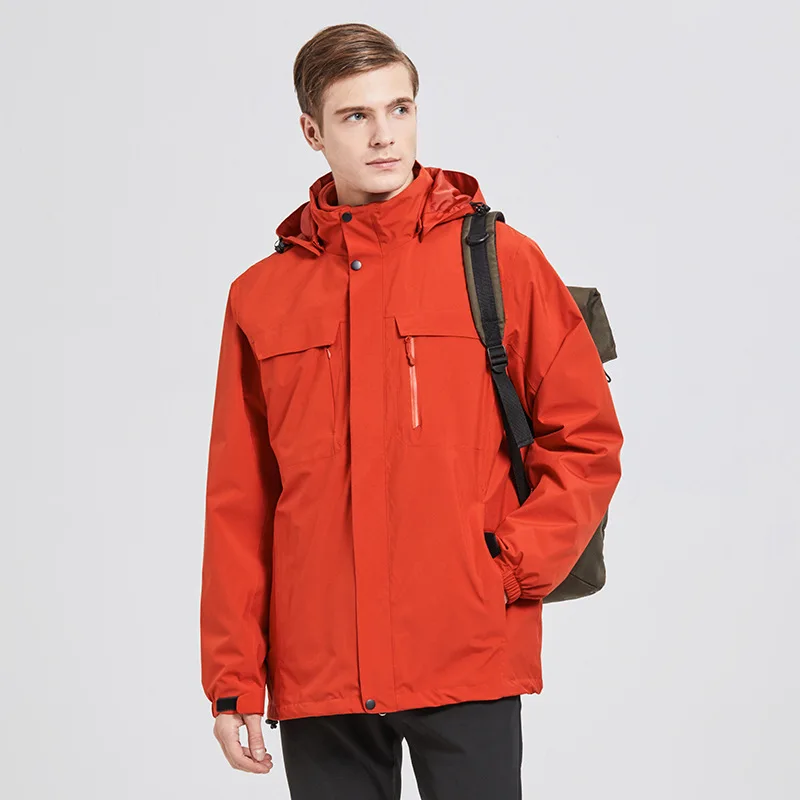

Мужская зимняя куртка для кемпинга и походов Fonoun, ветровка с внутренним пуховым наполнителем, ветрозащитная, теплая, водонепроницаемая, FN7113