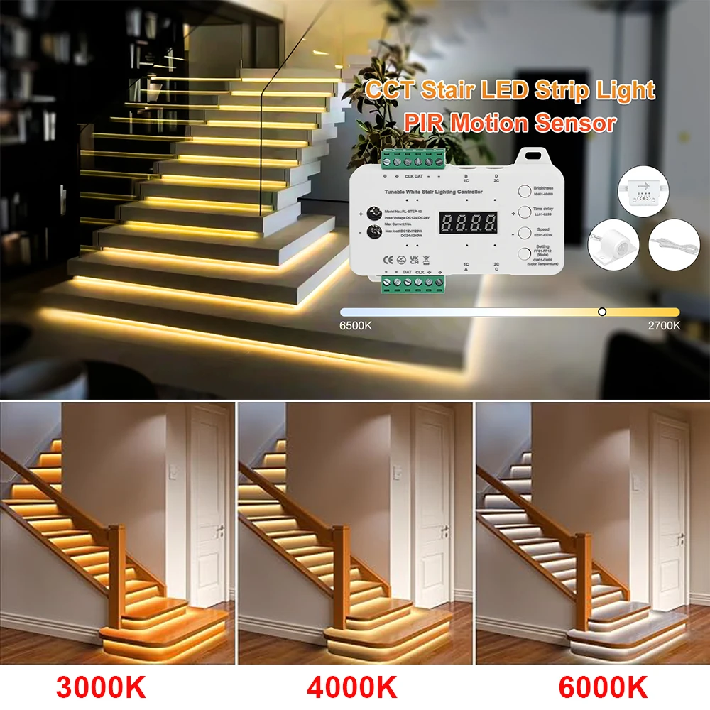 CCT-Stair-Motion-Sensor-Light-with-PIR-Motion-Sensor-Daylight-Can ...