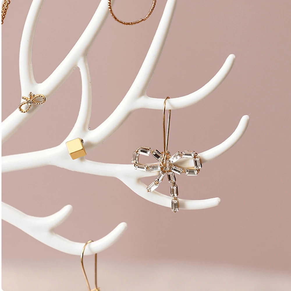 사슴 주얼리 디스플레이 스탠드, 플라스틱 주얼리 디스플레이 스탠드, 거치대 귀걸이 목걸이 정리함, 4 가지 스타일