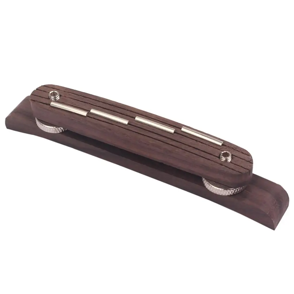 103mm Adjustable Mandolin Bridge for Guitar Bass Mandolin Parts Rosewood