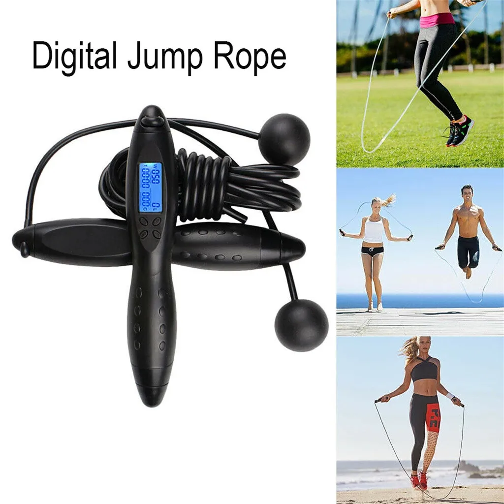 3M Jump Ropes with Electronic Counting Outdoor Lose Weight Fitness Equipment Cordless Rope Skipping Cuerda Deporte