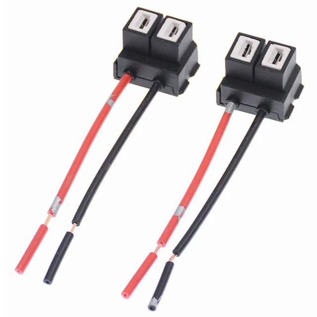 High Quality H7 Connector Auto Car Bulb Sockets Connectors Car Halogen Bulb Socket Power Adapter Plug Connector Wiring Harness 2