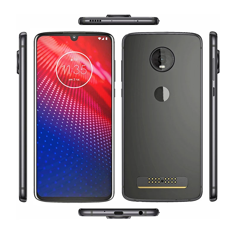 Motorola Moto Z4 XT19804 original Unlocked Phone 4GB 128GB ROM 6.4 inches 48MP 4G LTE Cellphone