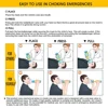 1/2set Auto CPR First Aid Choking Device Outdoor Home CPR Choking Emergency Equipment Adult Children Breath Rescue Anti Asphyxia 4