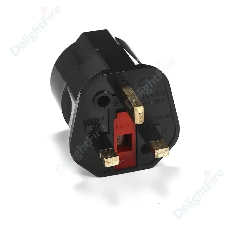 European to UK Plug Adapter, Euro to UK Electrical Socket Converter, 250V Power Adapter