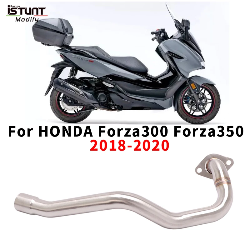 Slip On For Honda FORZA 300 FORZA 350 NSS 300 350 2018 - 2020 2021 Motorcycle Exhaust Escape Front Link Pipe Original Muffler