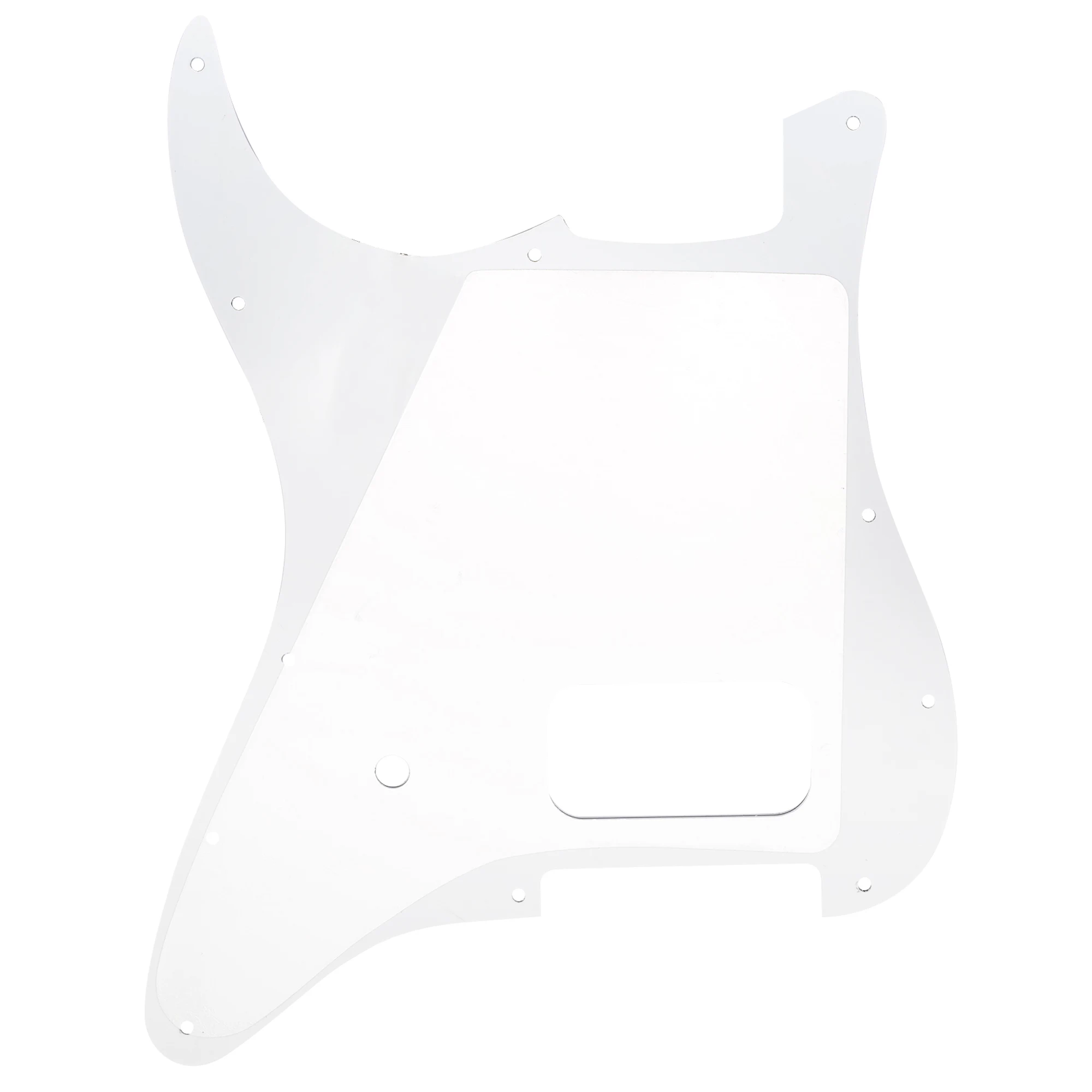 Musiclily Pro 11-Loch-Single Uncovered Humbucker und Pot Slot Gitarren-Schlagbrett für USA/Mexico Fender Tom Delonge ST-Gitarre – Detail 27