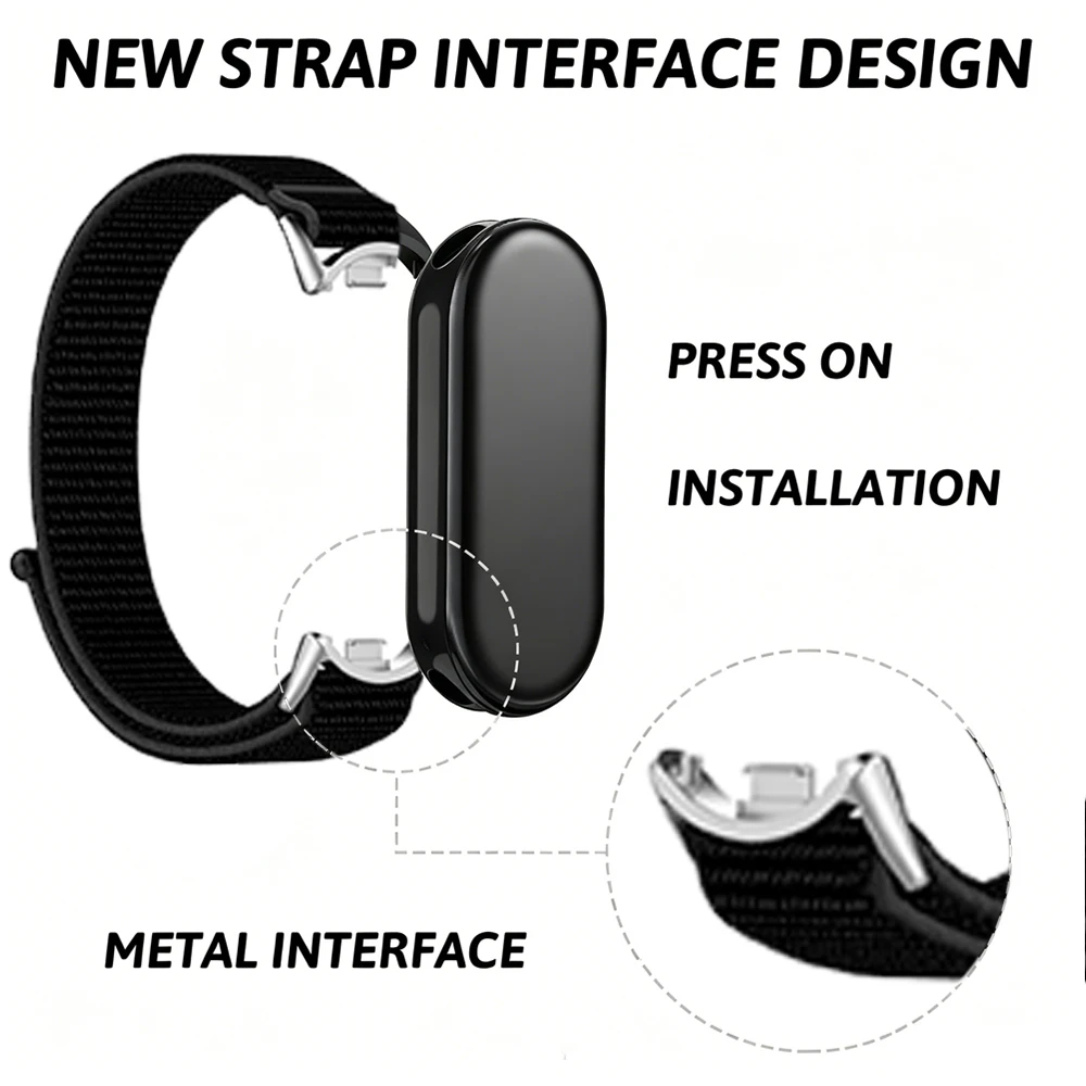 Nylon Sport Strap for Smart Band Bracelets – Enhanced Wristband Accessories