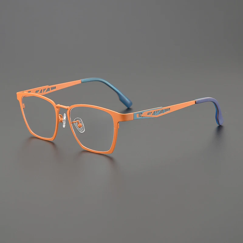 Nobler Unisex Full Rim Square Titanium Eyeglasses - Another Angle