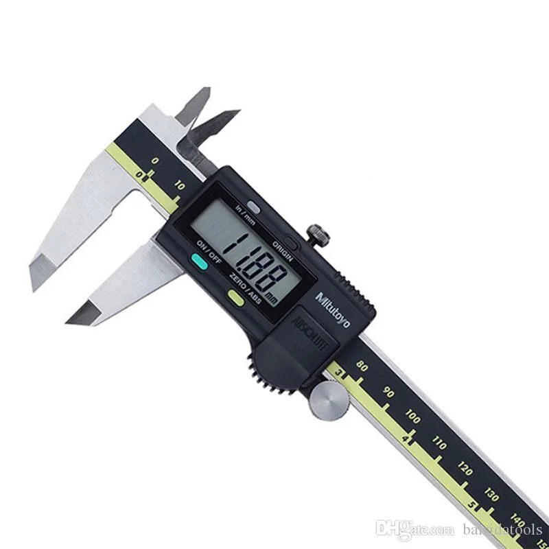 Mitutoyo-ステンレス鋼デジタルキャリパー、絶対、500-197-20