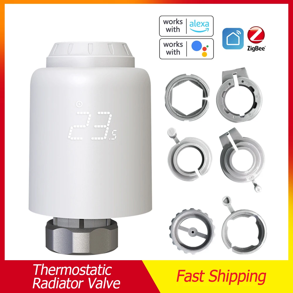 Tuya Smart Zigbee Thermostatic Radiator Valve Wifi Temperature