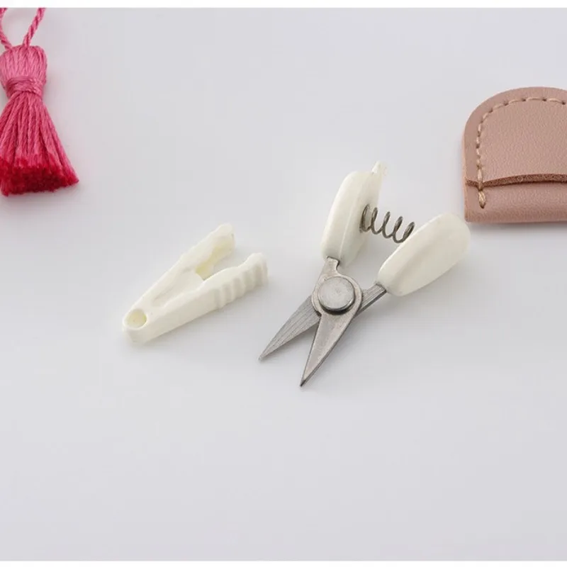 초소형 포켓 실 자르개, 창의적인 미니 고정밀 가위, 바느질 공예 DIY 수공예 용품