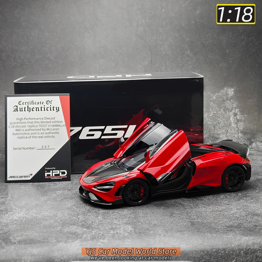 HPD 1/18 マクラーレン 765lt 1:18 Scale Wholesale Diecast Models. HP Diecast HPD18001