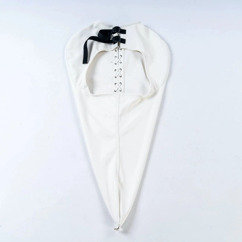 Collection unisexe de bondage intime avec harnais ajustable pour le haut du corps, cagoule et masque opaques pour couples. Jouets sexuels pour adultes._voghion.com