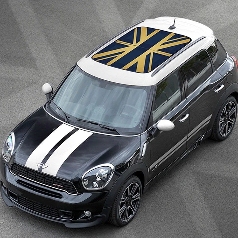 Car Styling Sunroof Stickers Decals Stripe Decoration For Mini Cooper