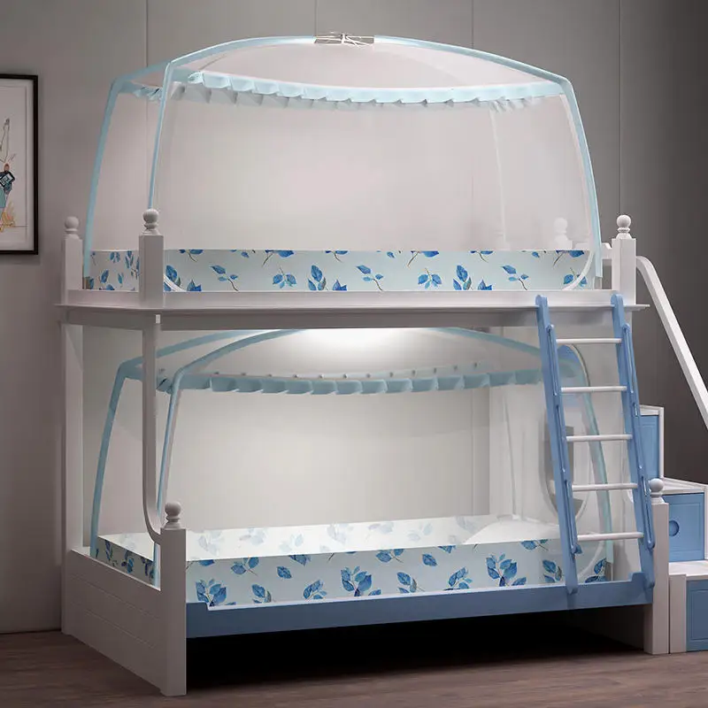 여름 암호화 유르트 모기장, 단일 문짝, 범용 모기장, 어린이 방, 넓은 공간, 전체 바닥 모기장 