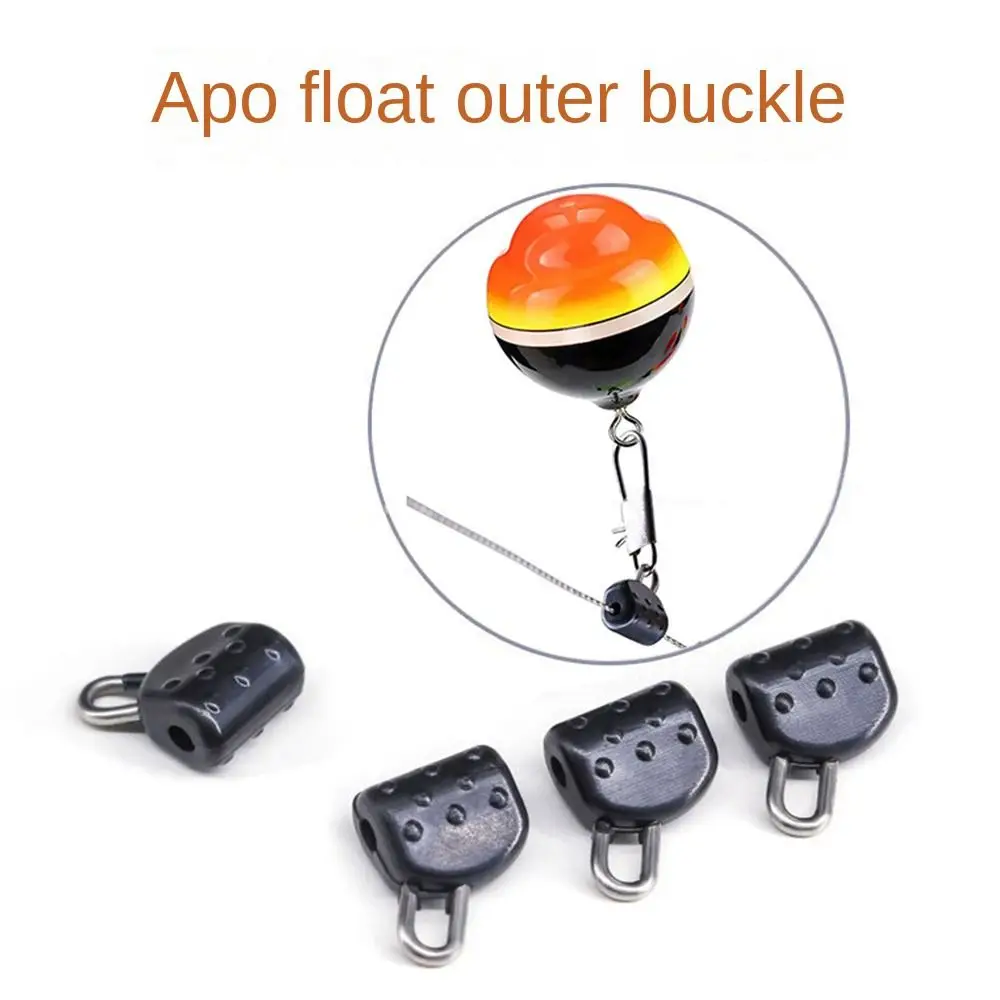 

20pcs Balance Abo Float Connectors 2023 Black/luminous Plastic Fishing Sinker Slip Clip Hook Barb Stable Clear Snap Sea Fishing