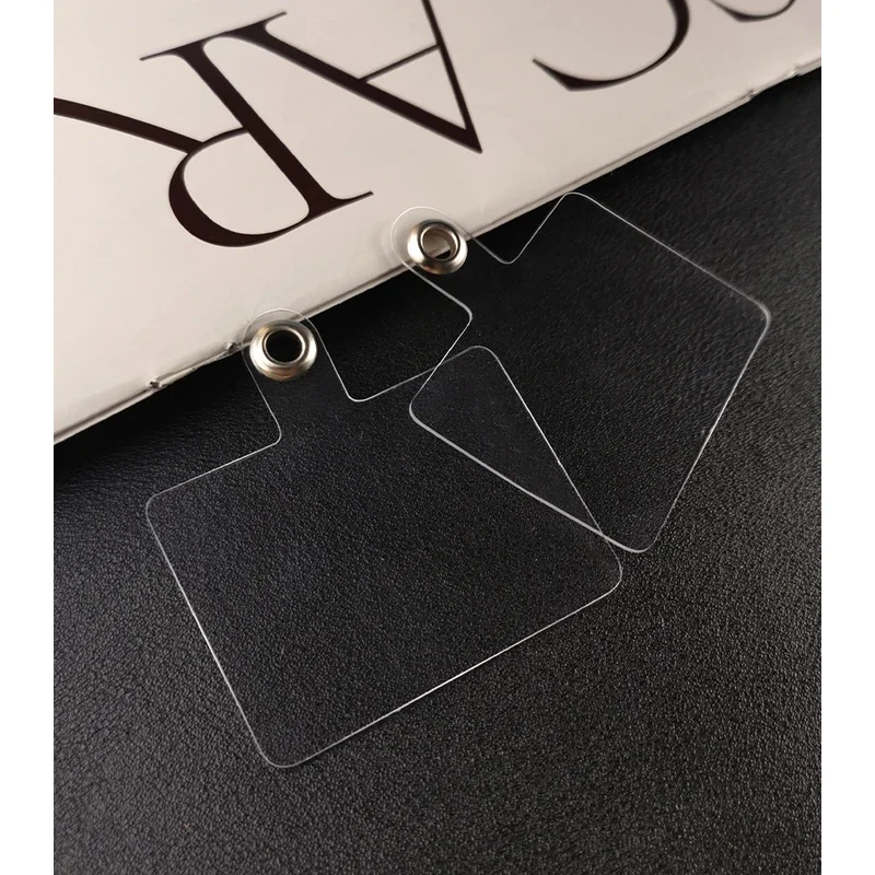 5/10/20/30pcs 투명한 Protable Anti-Fall Clear Phone Lanyard 카드 교체 가능 유연한 테더 폰 케이스 Pandent Gasket