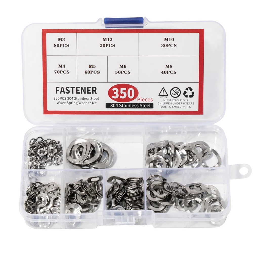 Rondelle antivibration à dents internes, pour vis M3, Acier Galvanisé