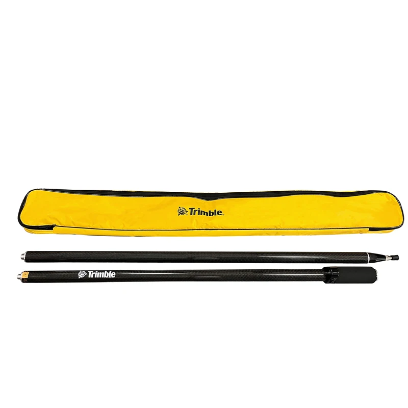 스폰지 GPS RTK 2M 탄소 섬유 측량 폴, GPS 측량, 로고가 있는 2 섹션 범용 프리즘, GPS 폴 센터링 로드