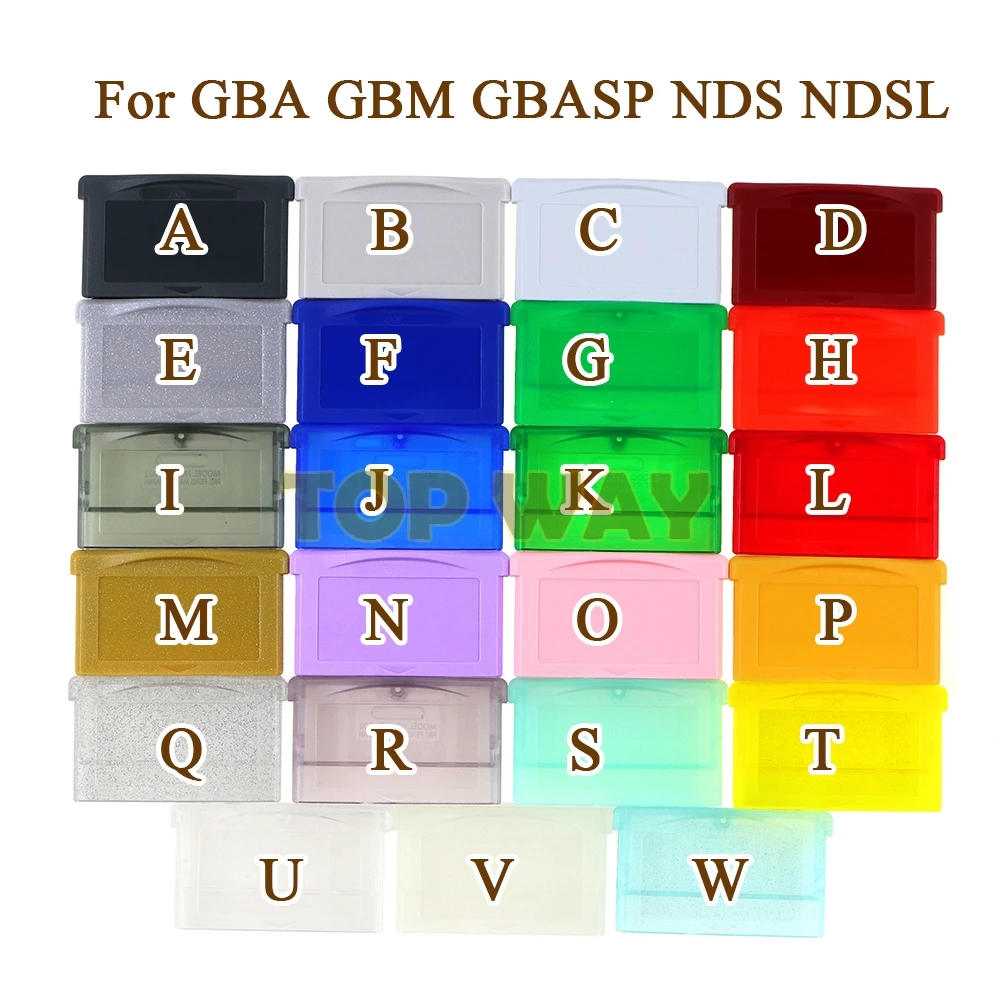 1Pc Di Alta Qualità Per Gameboy Advance Cartridge Game Housing Shell Case Per Gba Gbm Gbasp Nds Ndsl Game Card Shell