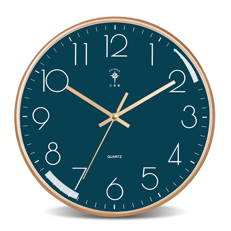 Large LED Wall Clock Silent Digital Clocks Mechanism Wall Watches Color:H;Sheet Size:10 inch