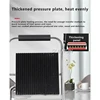 Commercial double-sided electric heating upper pit lower flat pressing plate hand grasping pancake pancake squid machine steak 4